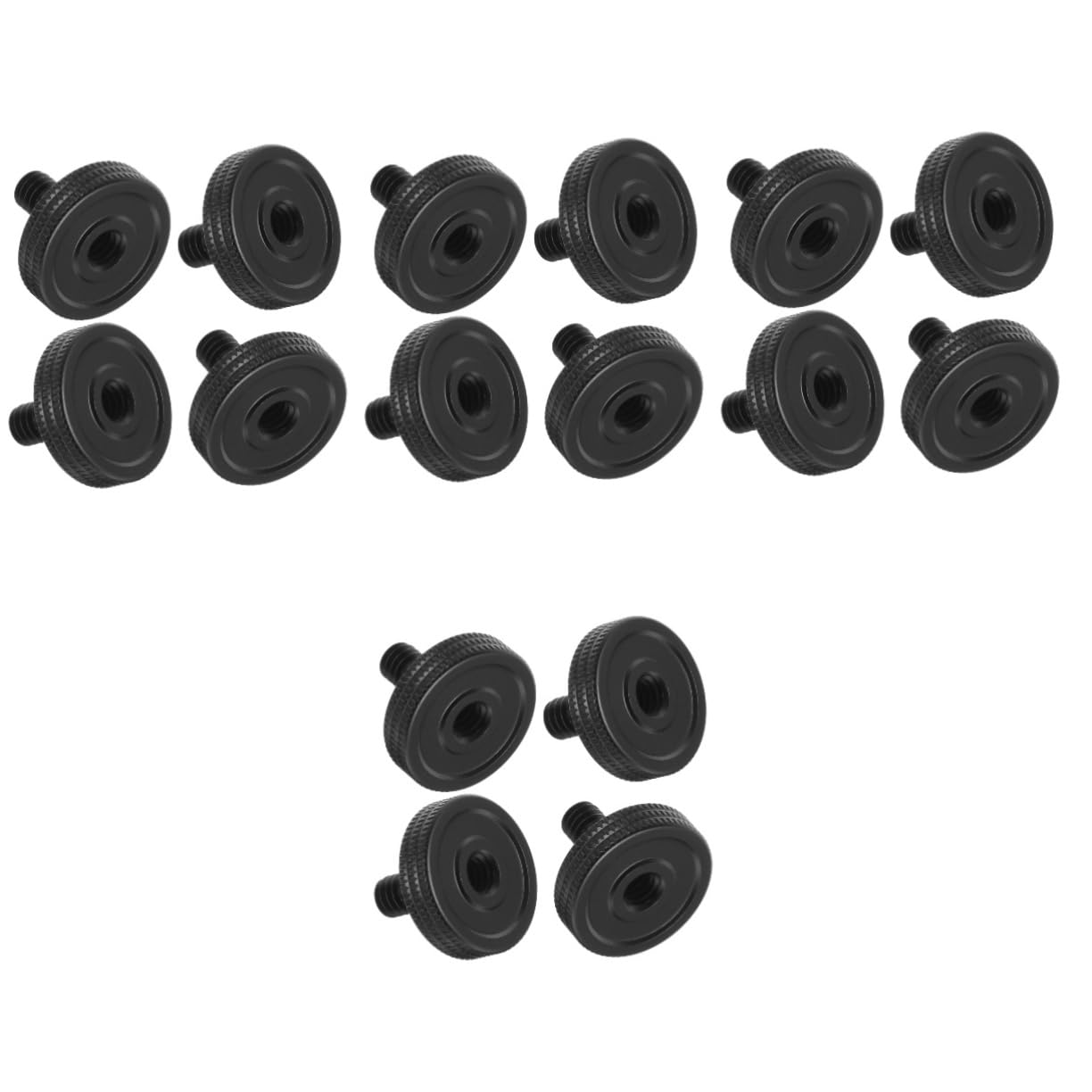 DXLing 4 stuks duimschroef camera snelsluiting 1/4 inch schroef duimschroef statiefbout schroefadapter statiefschroefdraad camera korte schroeven