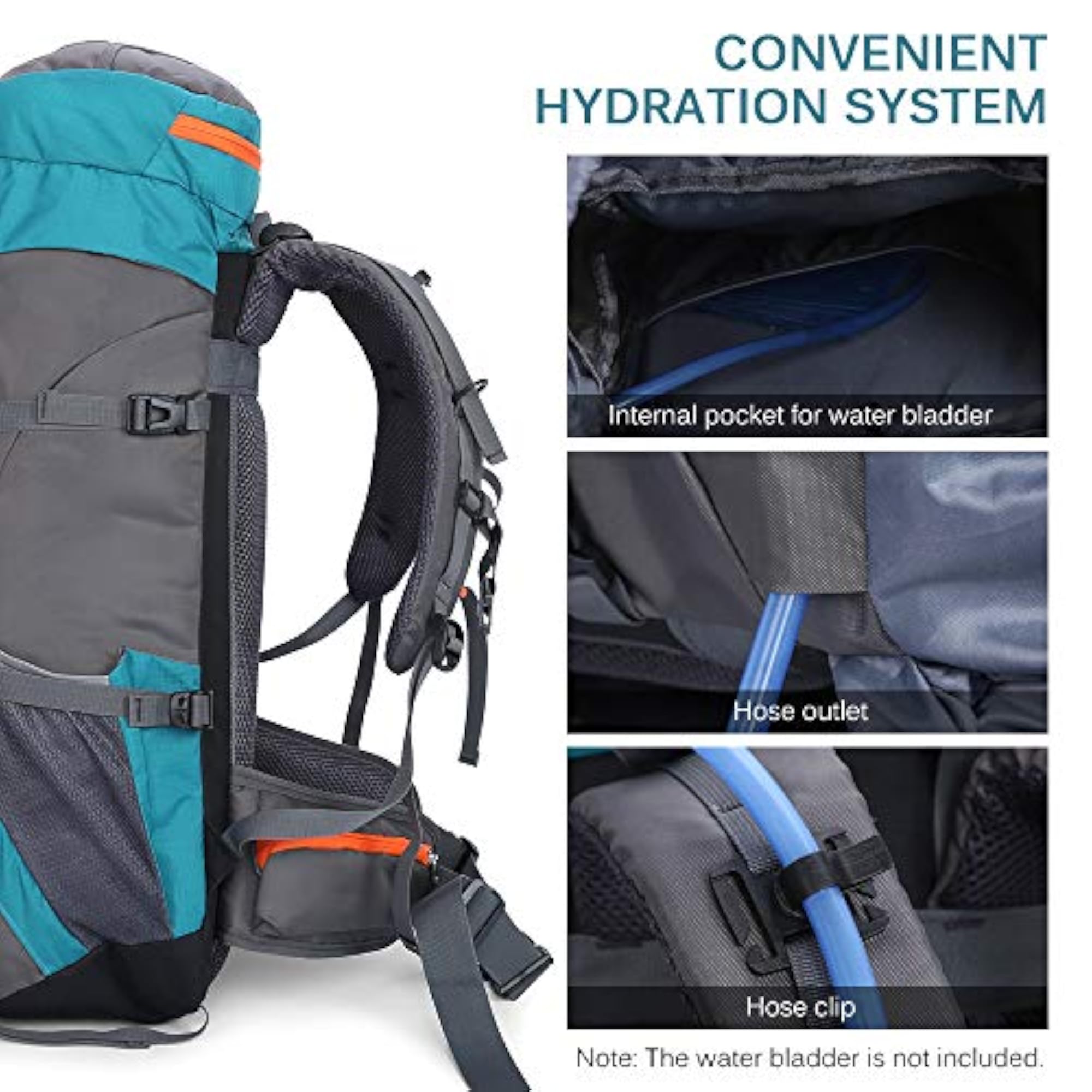 65L Hiking Backpack for Outdoor Travel