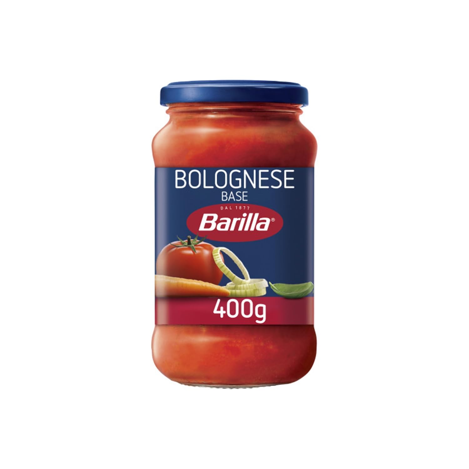 BarillaBolognese Pasta Sauce – Italian Tomato Sauce with Onion, Garlic & Herbs – No Added Preservatives – Bulk Pack of 6 x 400g Jars