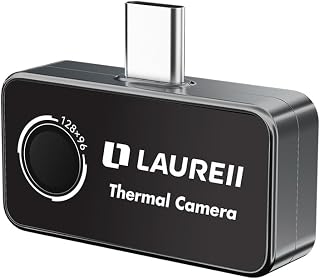 Wärmebildkamera für Android Typ-C, 128 × 96 IR-Auflösung, Wärmebildkamera, tragbare Wärmebildkamera, Plug-and-Play-Telefon-Thermokamera für Heiminspektion, HVAC, Automobil-Haustiererkennung