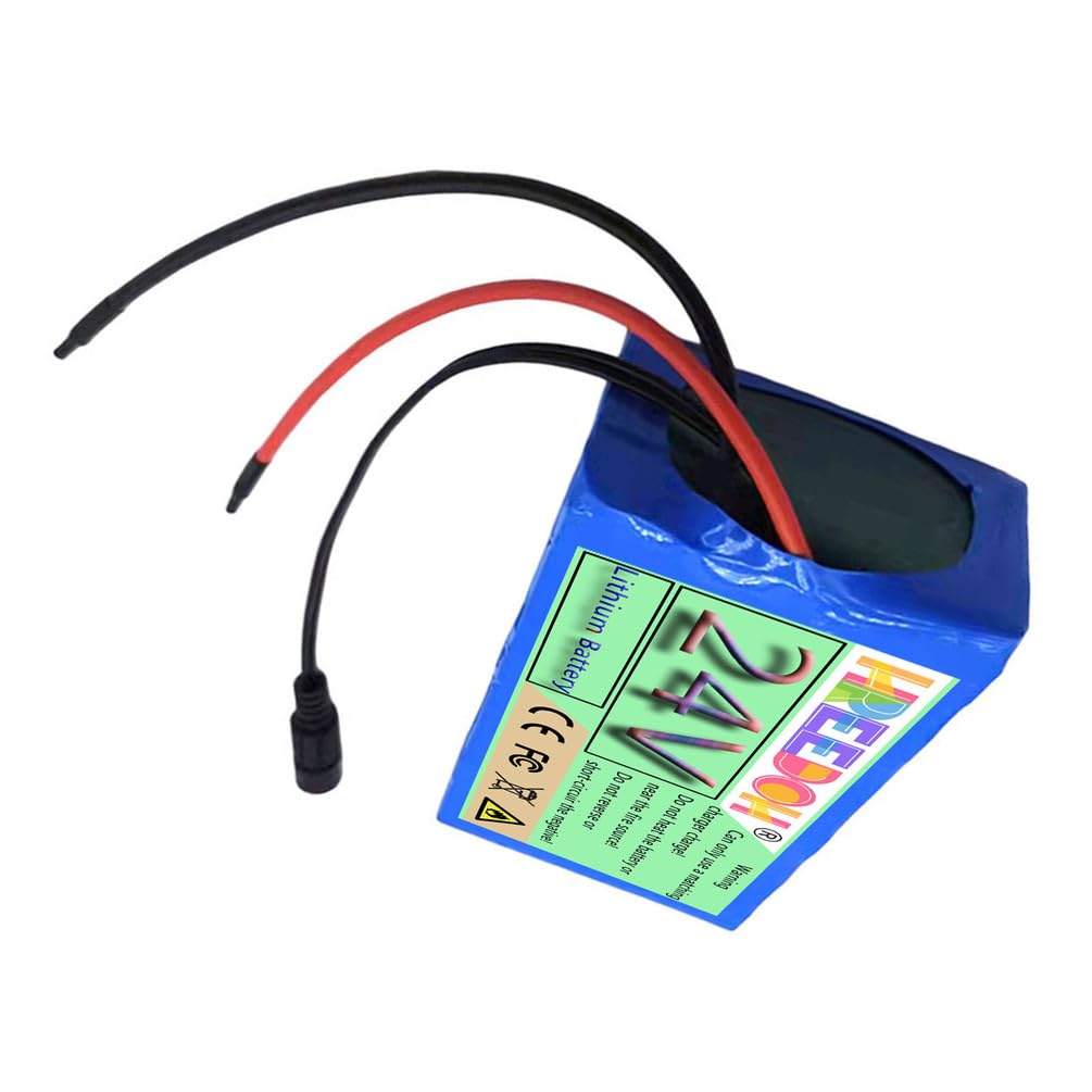 Batteria al Litio 24V Pacco batterie al Litio 24V 5Ah 7.5Ah 10Ah Batterie Ricaricabili con Caricabatterie da 25.2V e BMS
