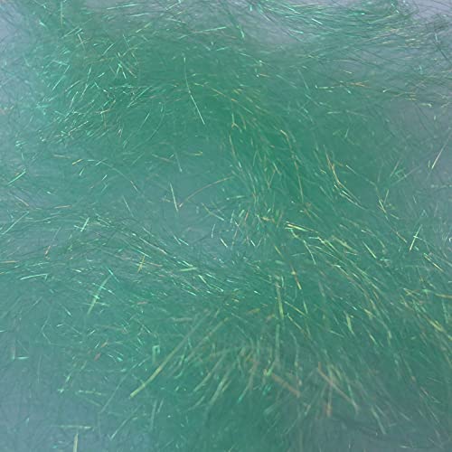 Light Green Fusible Fiber 8oz (1/2lb) Bulk Pack Mint Sparkle