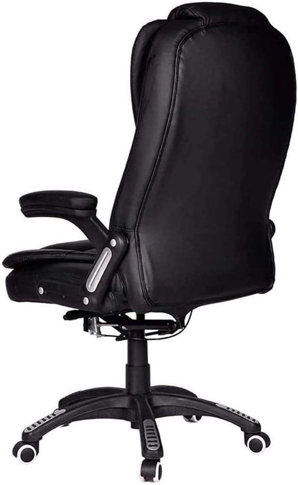 Sedia da Ufficio Direzionale per Persone Robuste E Alte, con Schienale Alto in Pelle, Design Gaming, Altezza Regolabile E Spessa Imbottitura, Ideale per Postazioni D