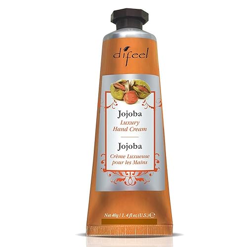 Difeel Crema hidratante de manos de lujo, jojoba de 1.4 onzas (paquete de 12), paquete múltiple de crema de manos, paquete variado de crema de manos