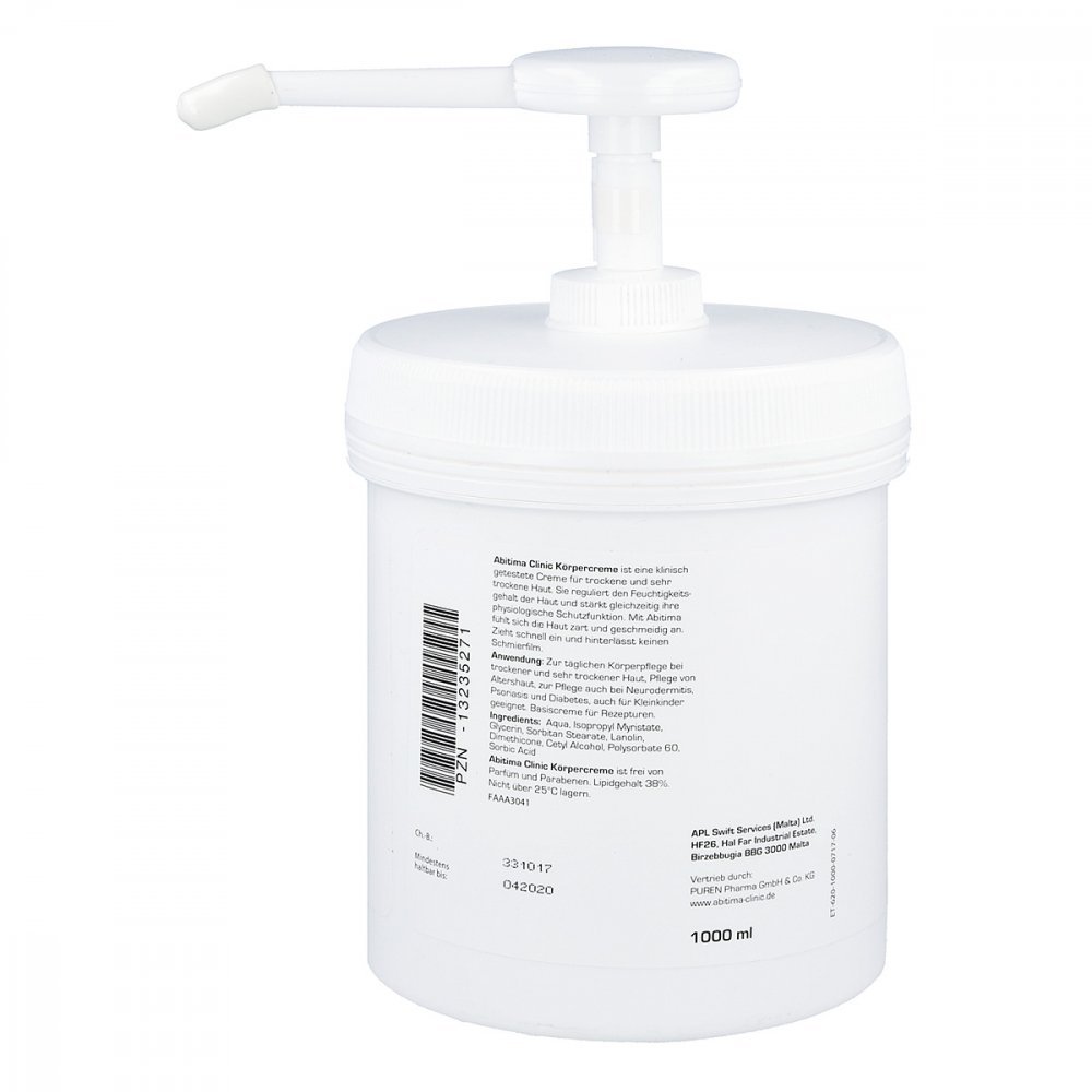 Clinic Körpercreme m.Dosierspender 1000 ml