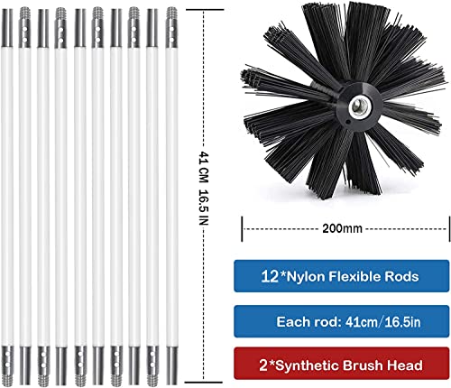 Kaminbürste Kaminreiniger 125mm