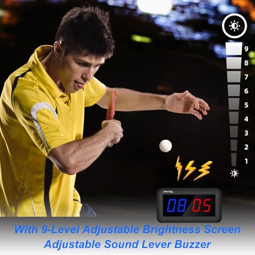 Marcador de cricket electrónico y digital portátil para baloncesto 4