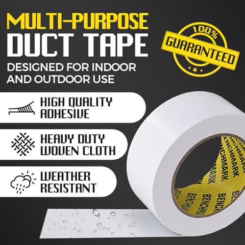 Image of Benchmark Duct Tape (3, White, 2in x 90ft)