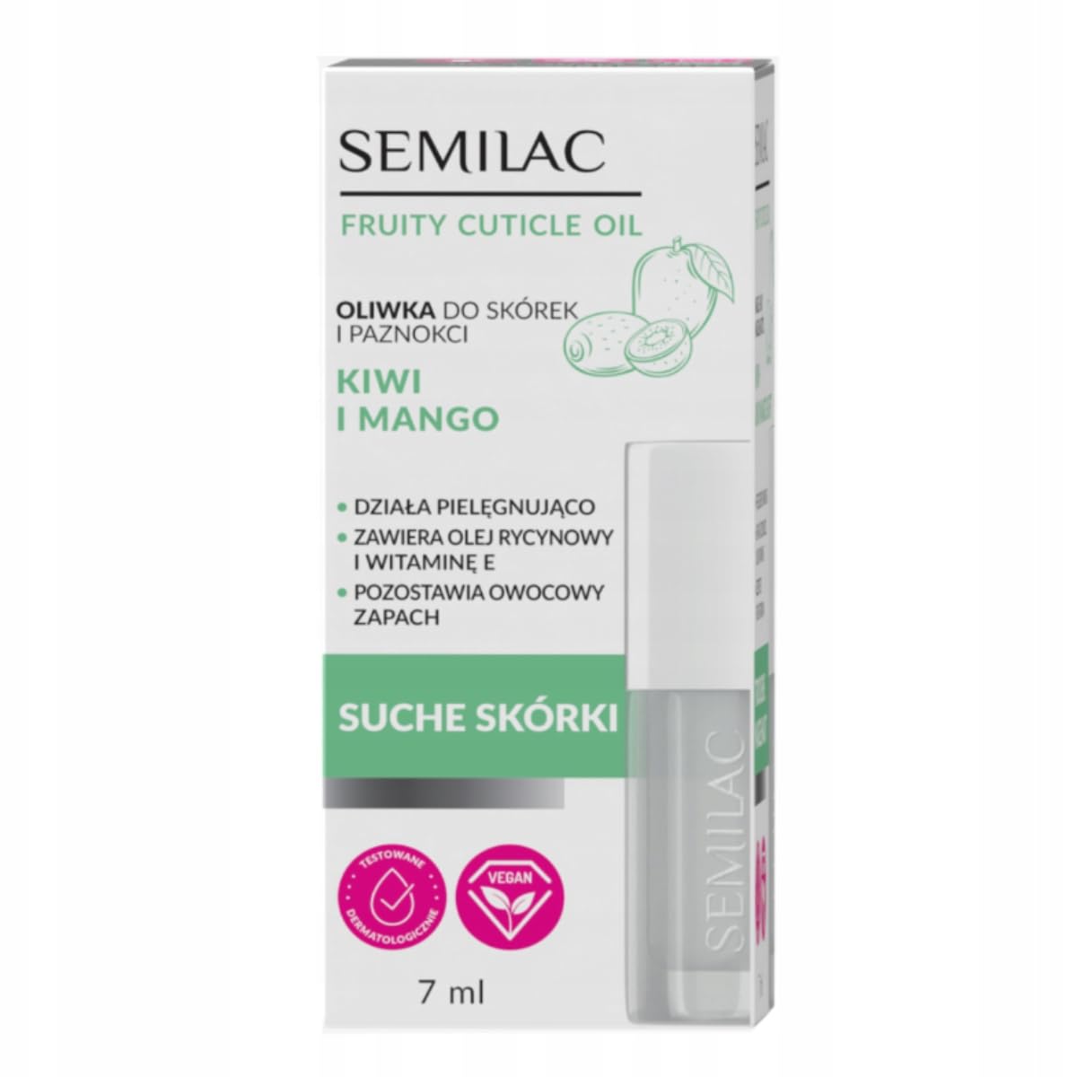 Semilac Aceite de uñas Kiwi Mango 7 ml