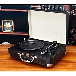 AMZOPDGS Tourne-Disque, Tourne-Disque Tourne-Disque 3 Vitesses Tourne-disques Vintage avec Haut-Parleur stéréo Lecteur d… - Les Beatles, Paul McCartney, John Lennon, RIngo Starr, George Harrison AMZOPDGS Tourne-Disque, Tourne-Disque Tourne-Disque 3 Vitesses Tourne-disques Vintage avec Haut-Parleur stéréo Lecteur d… – Image 3
