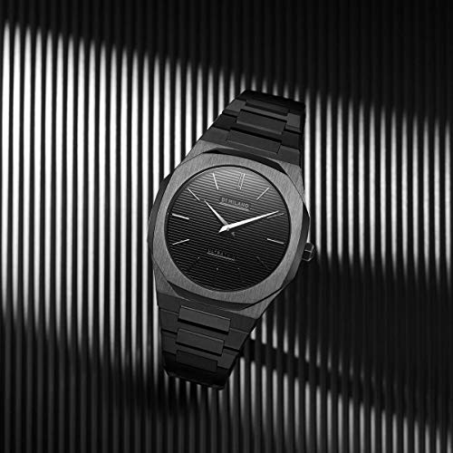 D1 Milano Stainless Steel Analog Black Dial Men Watch-Utbj15, Black Band - Image 6