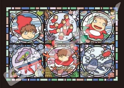 208 piece jigsaw puzzle Ponyo on the Cliff by the Sea Sea news of Ponyo Art Crystal Jigsaw (18.2x25.7cm) by ensky