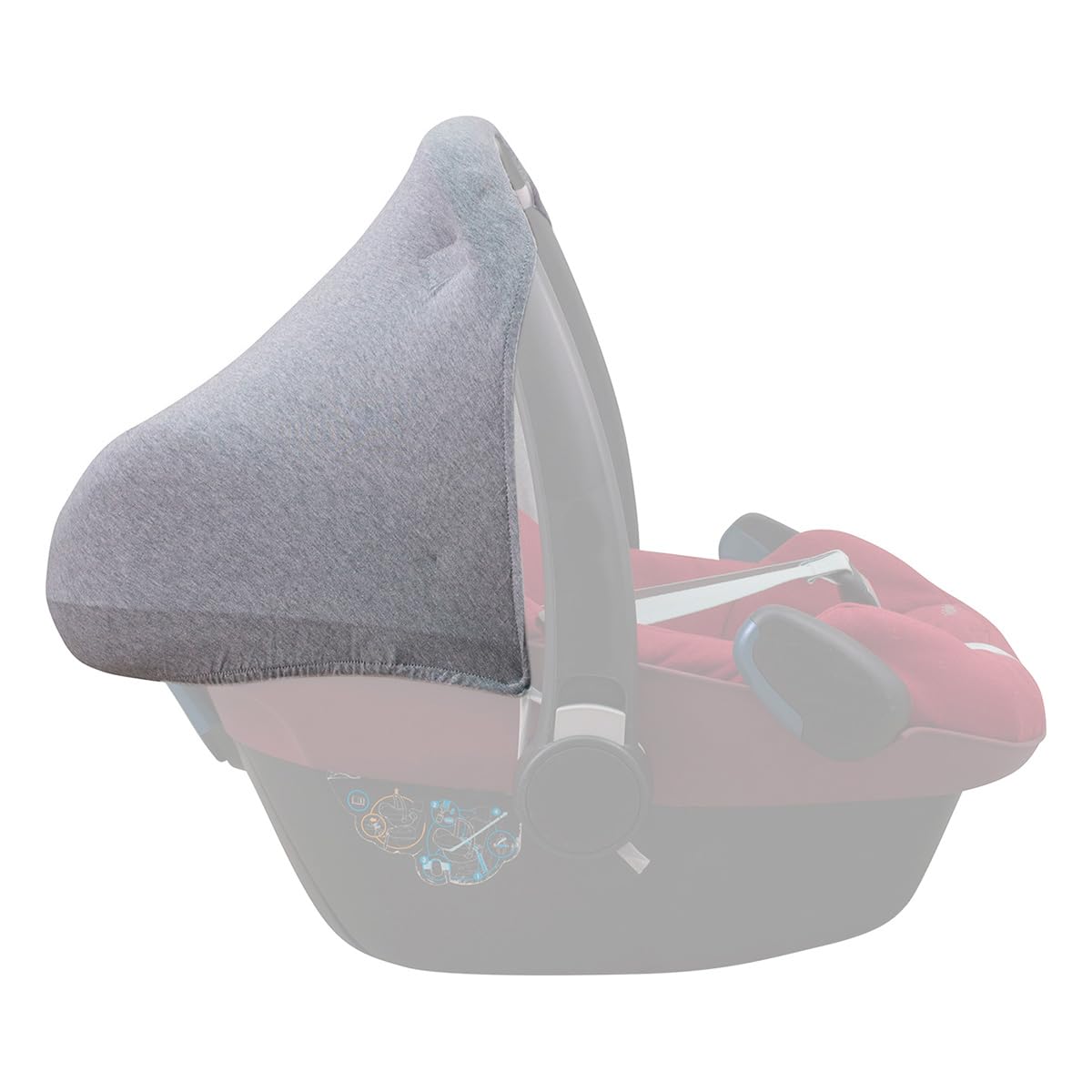JYOKO KIDS Capota de algodón compatible con Maxi Cosi Pebble Bebe Confort (BLOOM) — view 21