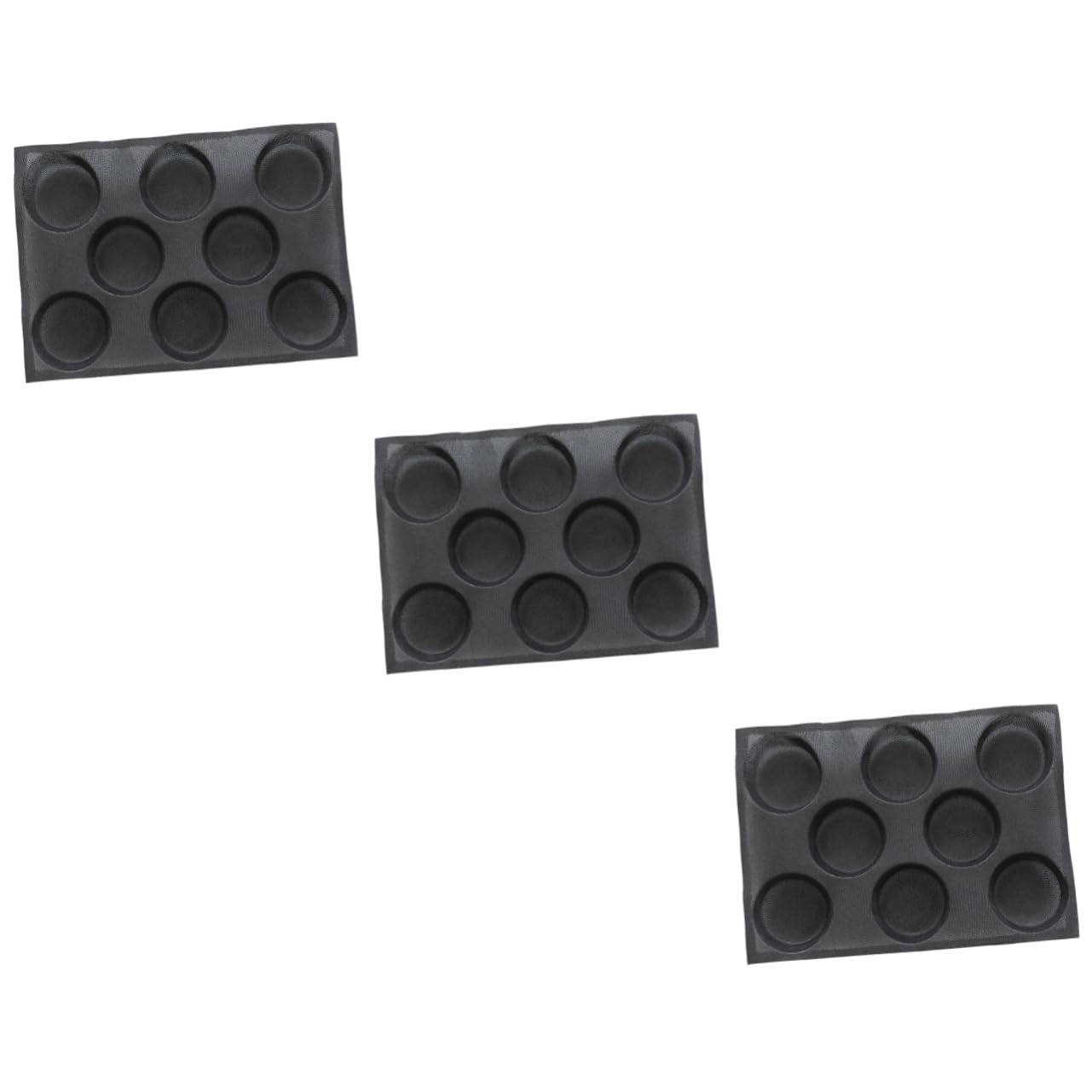 Cabilock 3piezas Molde De Silicona Para Panes Saludables Antiadherente y Cavidades Para Cocinas y Repostería Herramienta De Hornear y Fácil De Limpiar