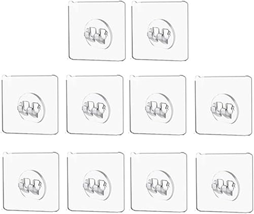 Miniatura 1 de 24 piezas de repuesto adhesivo para regadera, ganchos adhesivos, adhesivo transparente fuerte, adhesivo para estante de ducha para soporte de jabón,