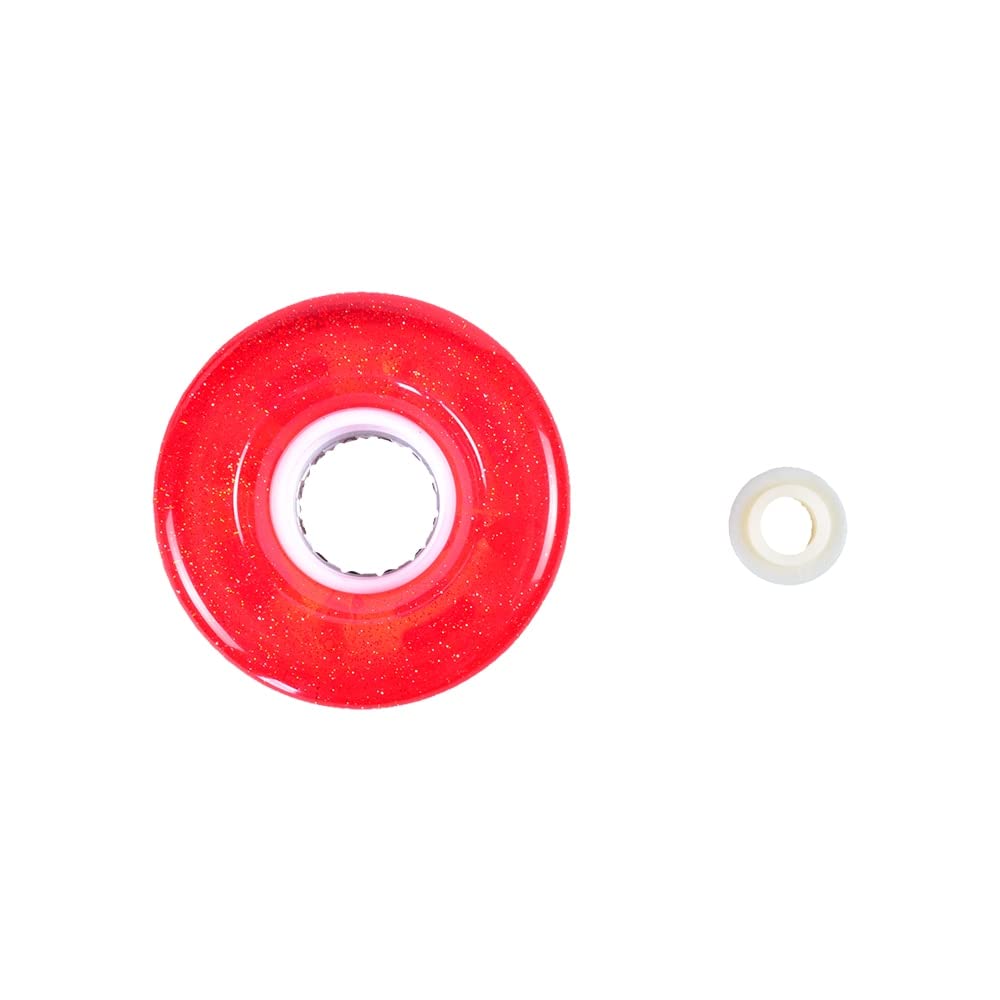 Luminous Skateboard Wheels 8 Piezas 58x32mm Ruedas de patín de Ruedas Patinaje Deslizante luz hasta patineta de Cuatro Ruedas Accesorios for Patines