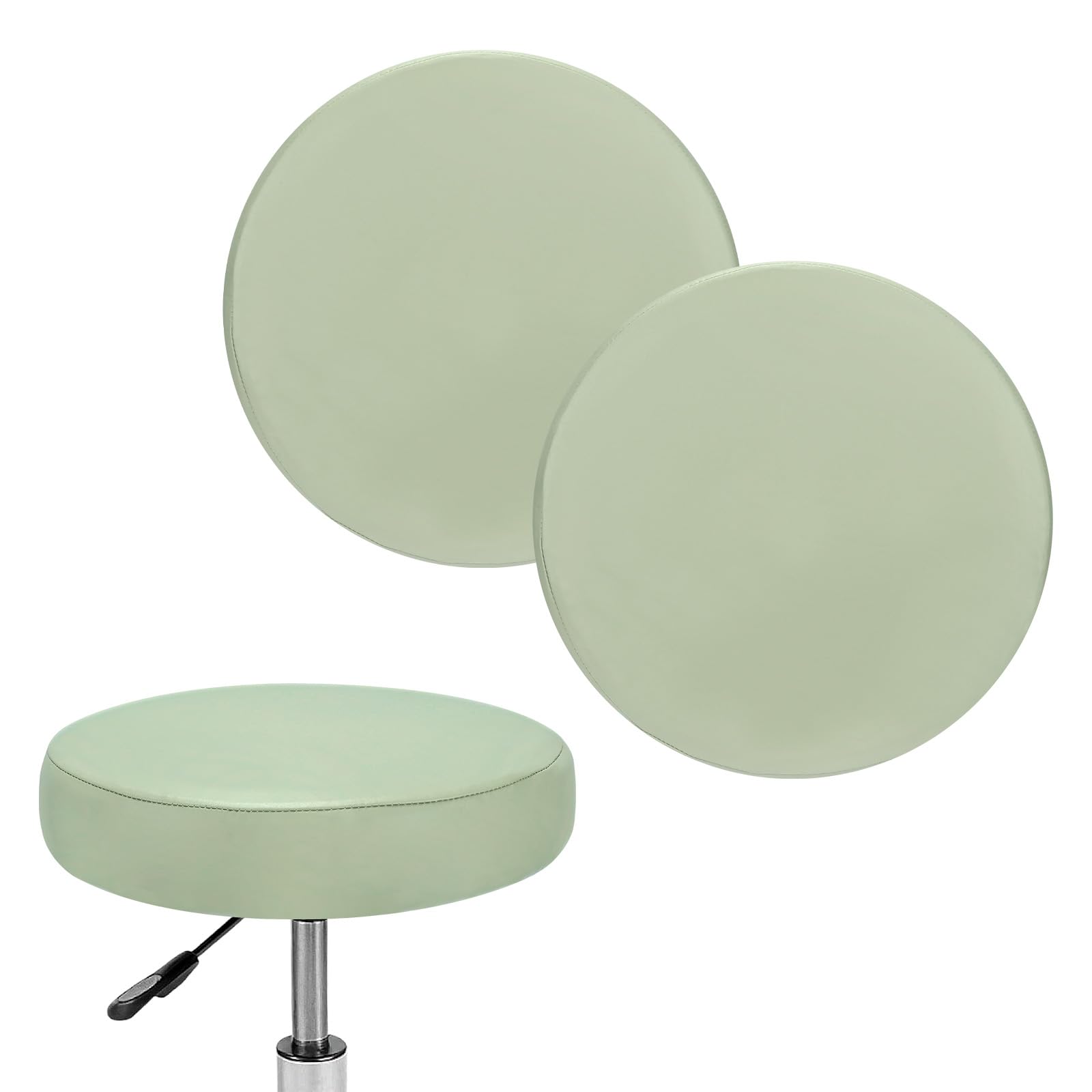 M METERXITY 2-Pack Bar Stool Covers Round