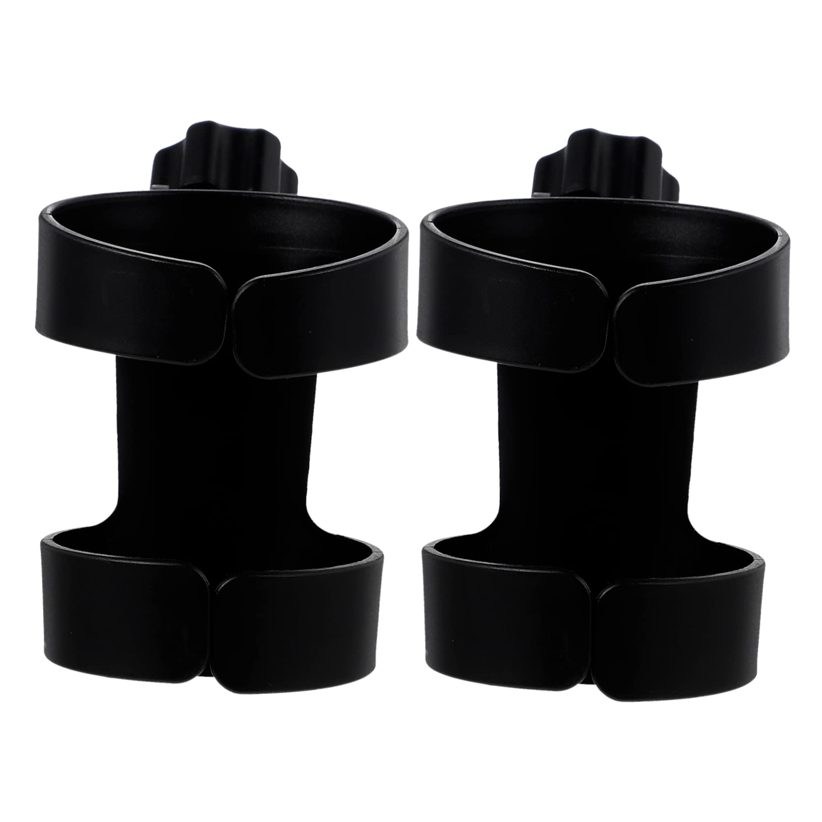 HEMOTON 1set Stroller Cup Holder Cart Bottle Rack Multi Purpose Milk Bottle Holder Easy to Install Trolley for Convenient Use 2pcs