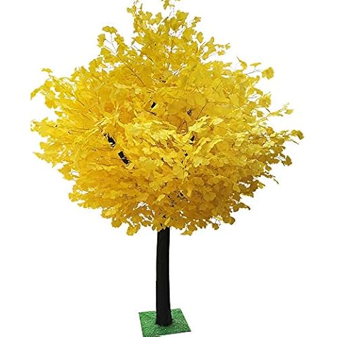 Artificial Aricot Tree Wishing Tree Blossom for Wedding,Restaurant,Market,Hotel(Yellow,Pack of 1) (7FT Tall/2.1M) Cover
