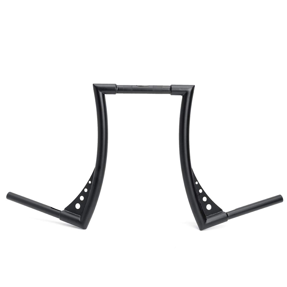 YONGYAO Manubrio Bici da 16" Rise Ape da 1-1/4" Nero per FLST FXST XL