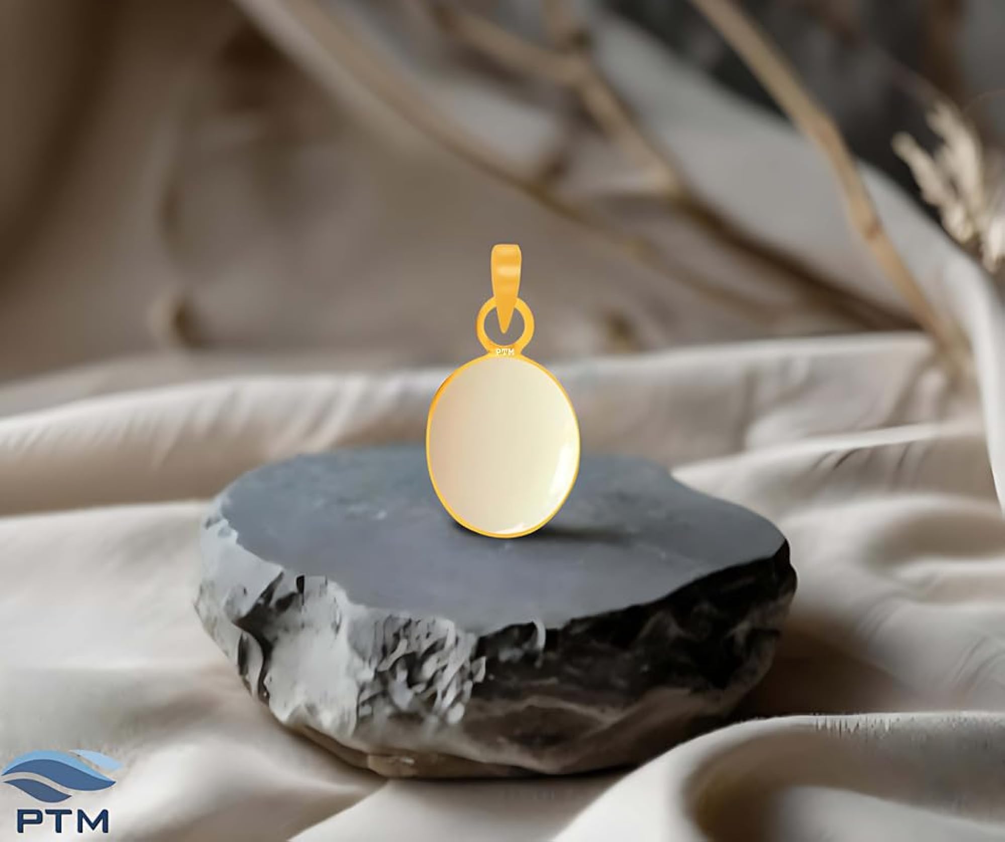 Natural Opal Astrological Certified Gemstone Pendant, Gold Plated