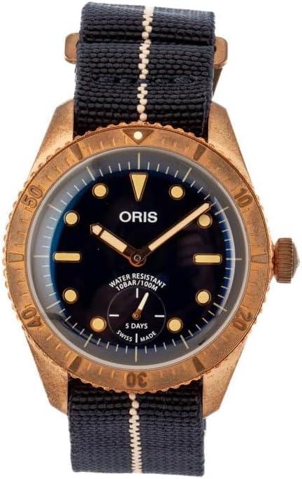 Oris Divers Carl Brashear Calibre 401 Limited Edition Bronze Men's Watch - Model Number: 01 401 7764 3185