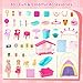 Style Shine Doll House Portable & Foldable Dollhouse w/ 60+ Pcs & 2 Dolls, Play House Toy with Bedroom Kitchen Pet House Camping Playset, Playhouse Birthday Gift for Girl Kid Toddler