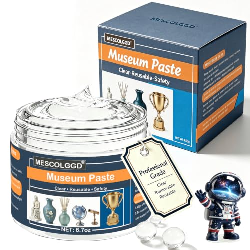 Exhibit Fix Gel for Museum,6.7oz Removable Museum-Grade Gel Putty