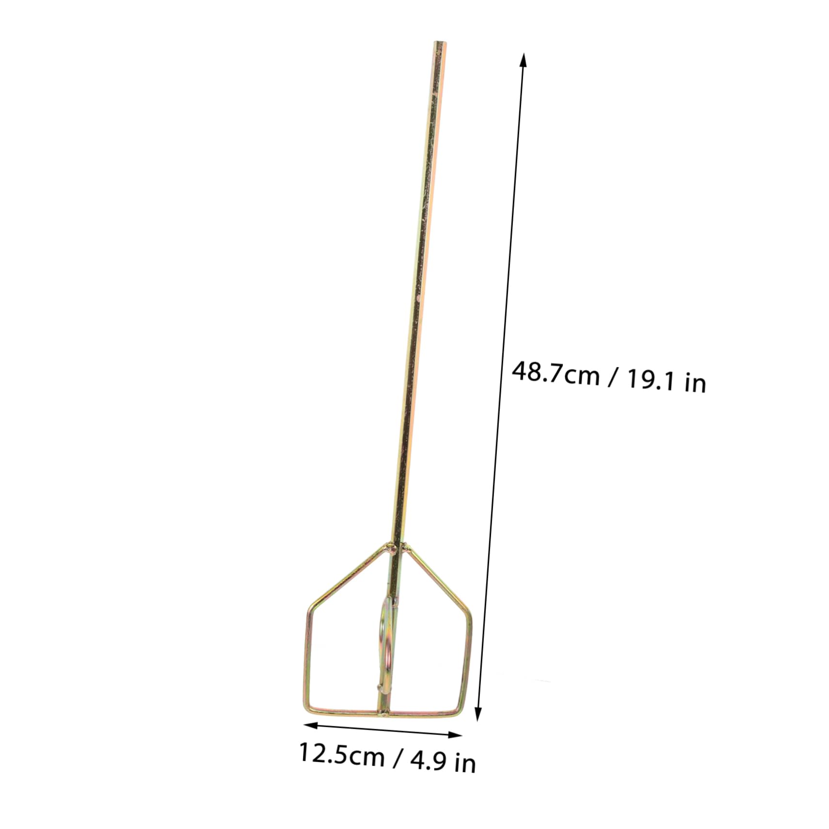 SEWOART Stirring Rod Mixer Paint Mixer Attachment Portable Concrete Stirrer Drywall Mixer Replacement Drill Mixing Rods Handheld Cement Drill Cement Mixing Sticks Blender Steel