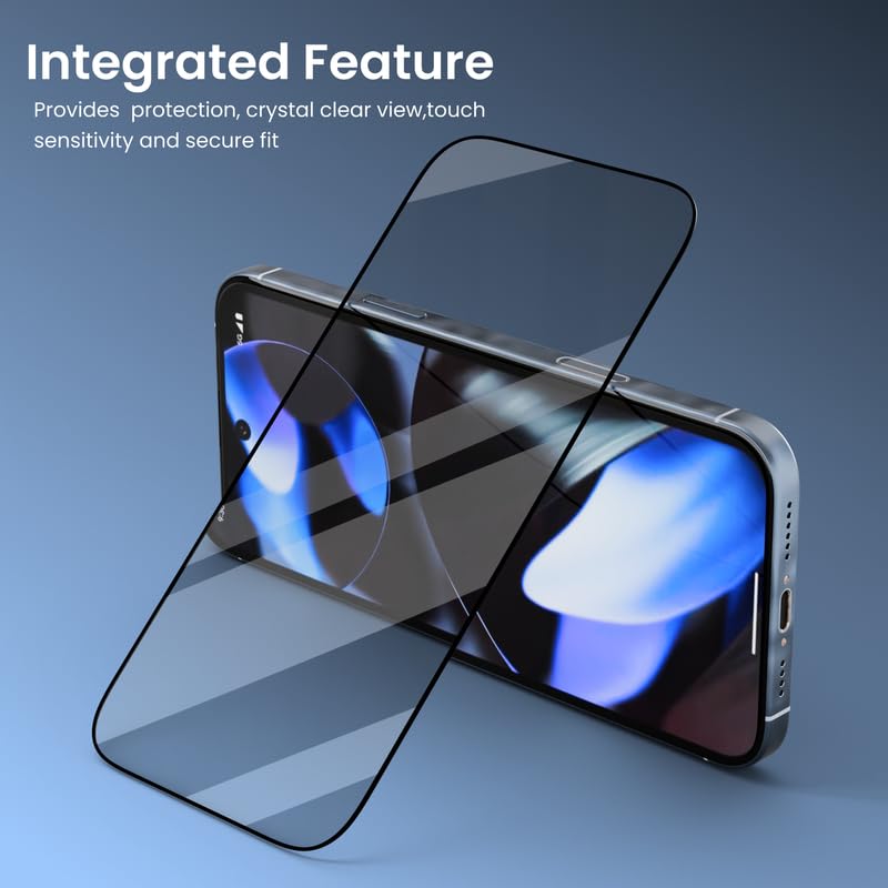 Image of UNBREAKcable EZ Fit Tempered Glass Screen Protector Guard for Pixel 10 /10 Pro / 9 /9 Pro [2 Pack] By ohonesty