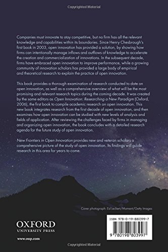 New Frontiers in Open Innovation