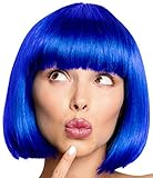 perücke blau Einheitsgröße - für Damen und 