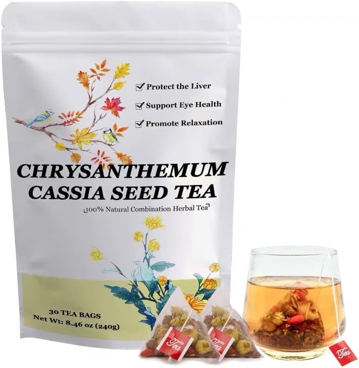 Chrysanthemum Cassia Seed Tea, 8g x 30Bags, Liver Cleanse