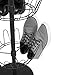 Internet's Best 3 Tier Metal Shoe Tree | Black Finish | 18-Pair Shoe Organization | Free Standing Tower Weighted Base