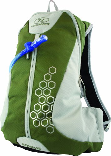 Preisvergleich Produktbild Highlander Aqueus Rucksack mit Wasserbehälter Oliv 15 l