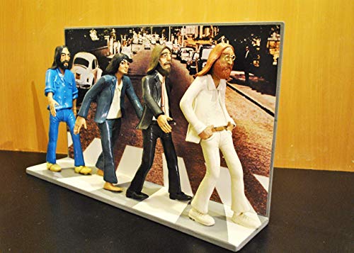 Figurine – Action Figures – THE BEATLES AVEC CONTEXTE DE ABBEY ROAD - Les Beatles, Paul McCartney, John Lennon, RIngo Starr, George Harrison Figurine - Action Figures - THE BEATLES AVEC CONTEXTE DE ABBEY ROAD