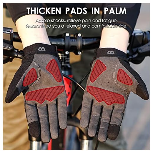 ZLKZZQ Sport Fahrradhandschuhe Touchscreen Männer Frauen MTB Fahrradhandschuhe Laufen Fitness Gym Reiten Motorrad Fahrradhandschuhe -A196-M