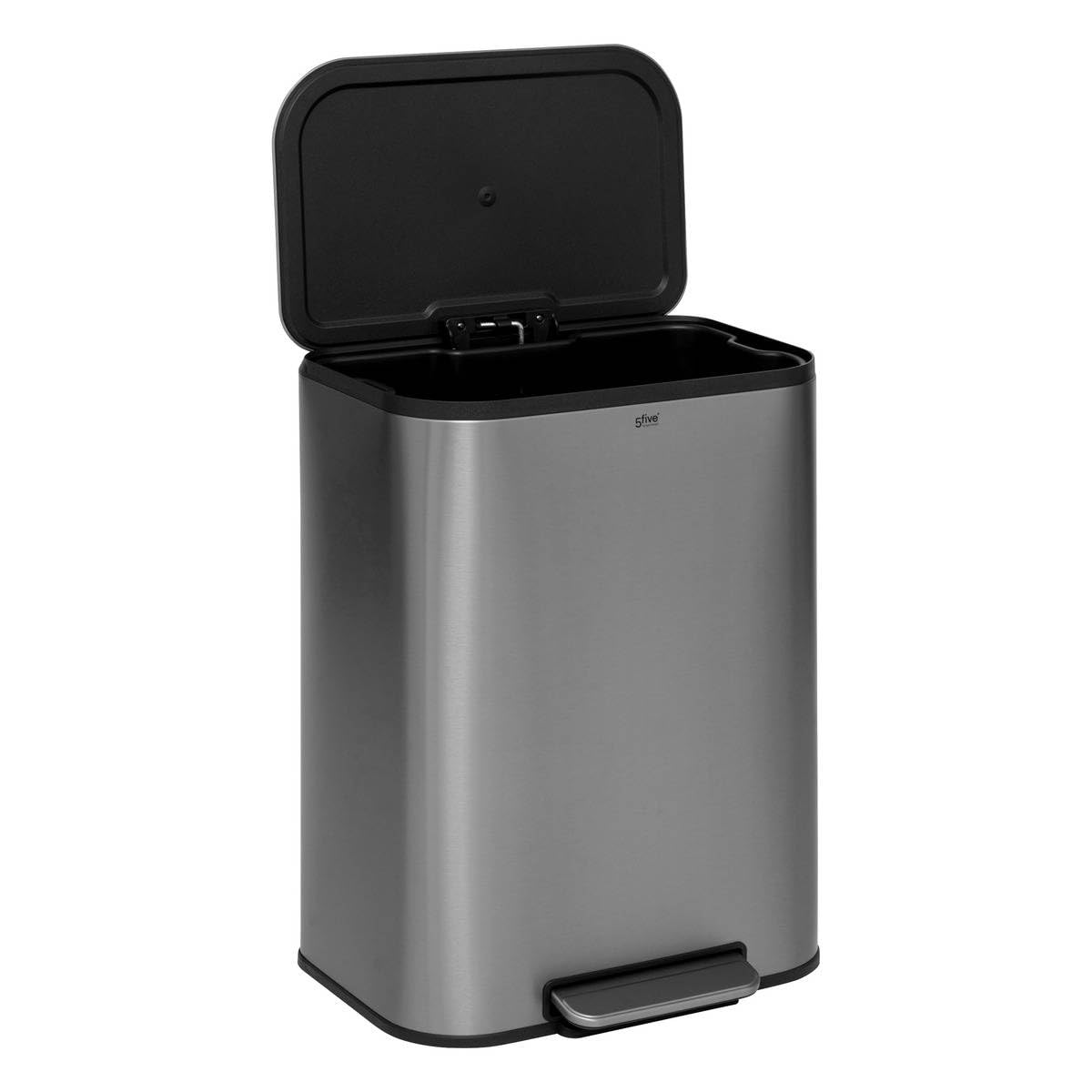 5five - mülleimer aus edelstahl matt finish 50l