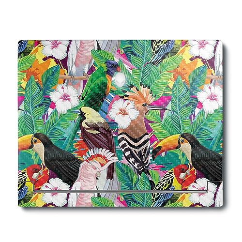 Image of MightySkins Carbon Fiber Skin Compatible with Alienware X16 R1 (2023) Full Wrap Kit - Tropical Paradise | Protective, Durable Textured Carbon Fiber Finish | Easy to Apply | Made in The USA