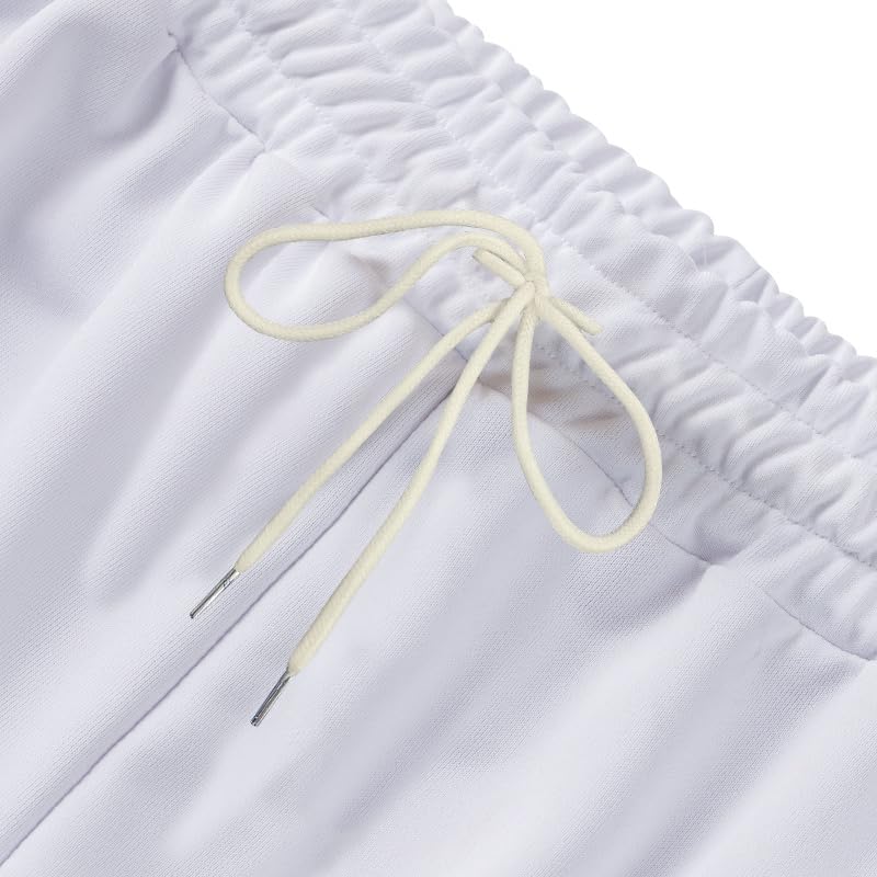 Mens Casual Sweatpant Button Design Drawstring Waist Pant Fashion Loose Solid Color Trousers Comfy Street Clothing4