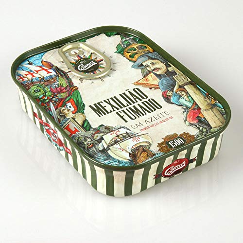 Comur Gourmet From Portugal - Canned Smoked Mussel In Olive Oil - 4.93Oz / 140Gr (Pack Of 3 Cans) #TOP26