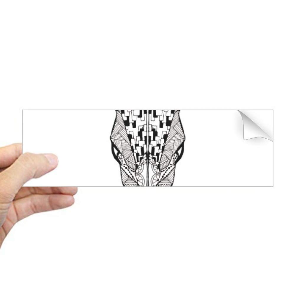 Autocollant pour ordinateur portable motif vache rectangulaire PC