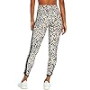 Jessica Simpson Sportswear Women's Toni High Rise Legging, White Animal Texture, Large