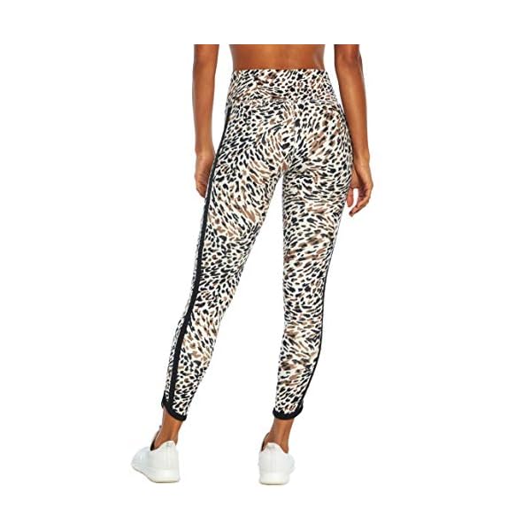 Jessica Simpson Sportswear Women's Toni High Rise Legging, White Animal Texture, Large