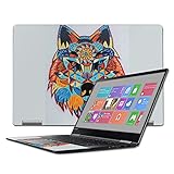 MightySkins Skin Compatible with Lenovo Yoga 710 15.6' - Patterned Wolf | Protective, Durable, and Unique Vinyl Decal wrap Cover | Easy to Apply, Remove, and Change Styles | Made in The USA