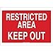 Brady 95438, Security Authorization Sign, (Pack of 10 pcs)
