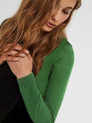VERO MODA Damen VMCARE Strickpullover Longsleev O-Neck Pullover, Grün (Kale), XS (EU) – Ansicht 5