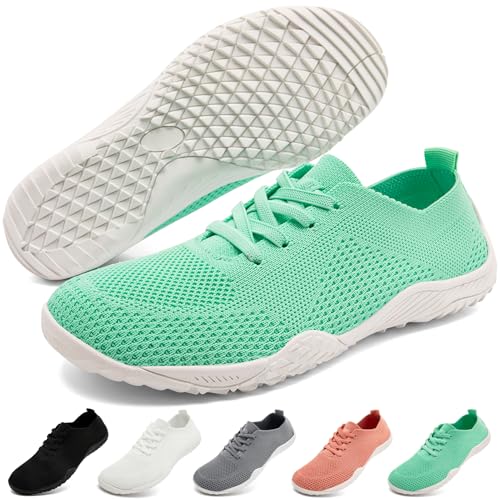 Image of Barefoot Shoes Women Tennis Gym Zero Drop Trail Minimalist Sneakers | Zero Drop 丨Minimalist丨Lightweight Material丨Breathable Mesh丨Non-Slip丨Machine Washable