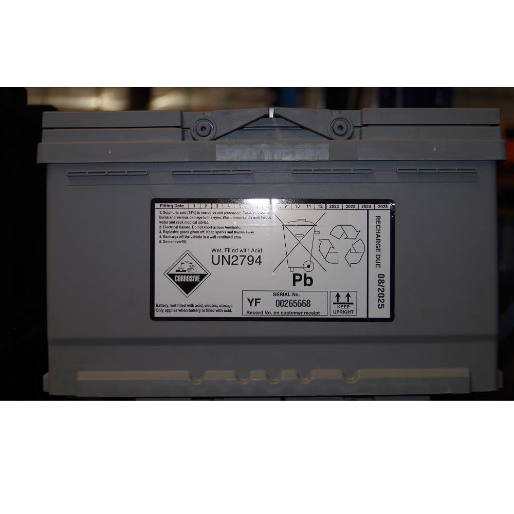 Car Battery YUASA YBX5100 12V 75Ah 710A Silver High Performance