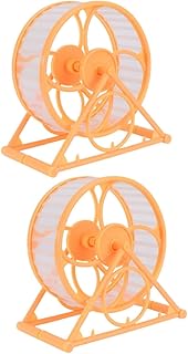 Hohopeti 2 Peças Brinquedos Roda De Ouriço Roda De Corrida Roda De Hamster Roda De Chinchila Silenciosa Roda De Rato Roda De Brinquedo Para Ouriço Gerbos Acessórios De Roda Pp